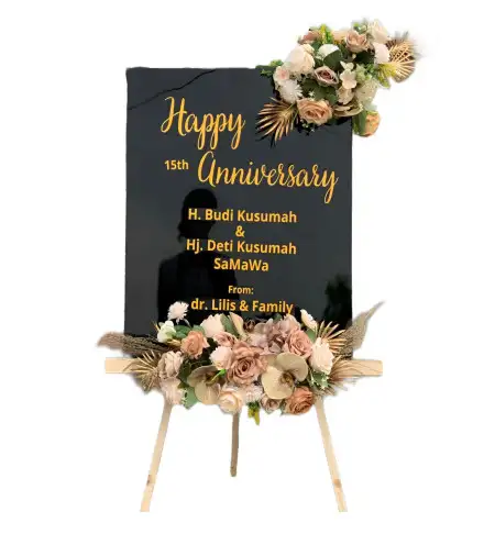 Papan Bunga Akrilik Gesengan